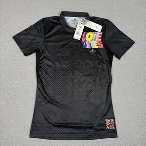 Adidas Shirt Mens XS Love Unites Pride Polo Heat.RDY Be One Together Tennis Golf